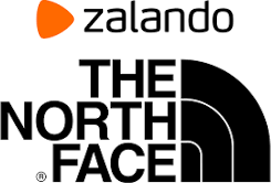 Zalando and The North Face logos